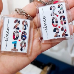 Personalized acrylic keychains