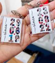 Personalized acrylic keychains